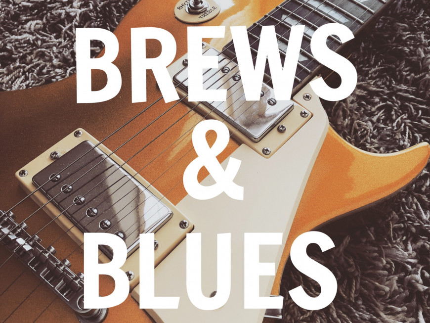 BREWS & BLUES E.C SCOTT Poster
